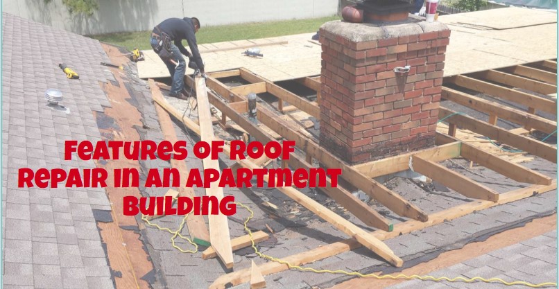 Features of roof repair in an apartment building